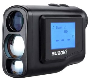 SUAOKI Digital Laser Rangefinder Scope (Range : 4.4 Yard- 656 yard/600M) with Golf Distance Correction, Fog Mode and LCD Screen Display